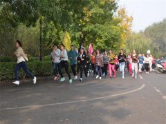 花布分公司激情上演秋季越野赛