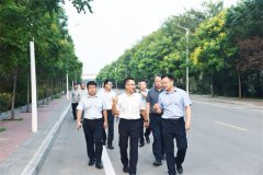 市国资委党委书记王涛一行到公司调研指导